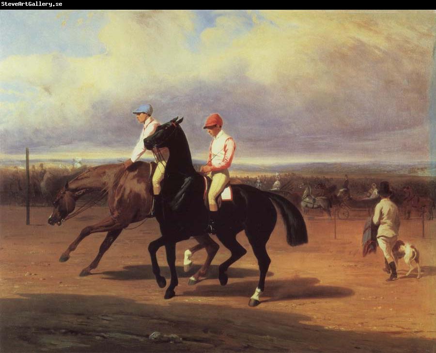 Alfred Dedreux Oil undated before the race